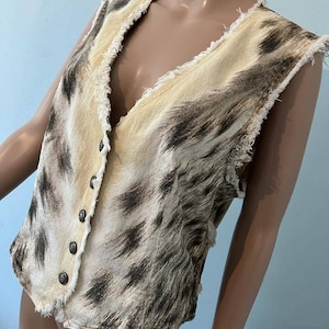 ROBERTO CAVALLI beautiful designer waistcoat top vintage 90