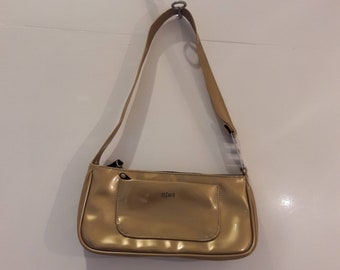 Es-Carté vintage gold shiny handbag hard to find