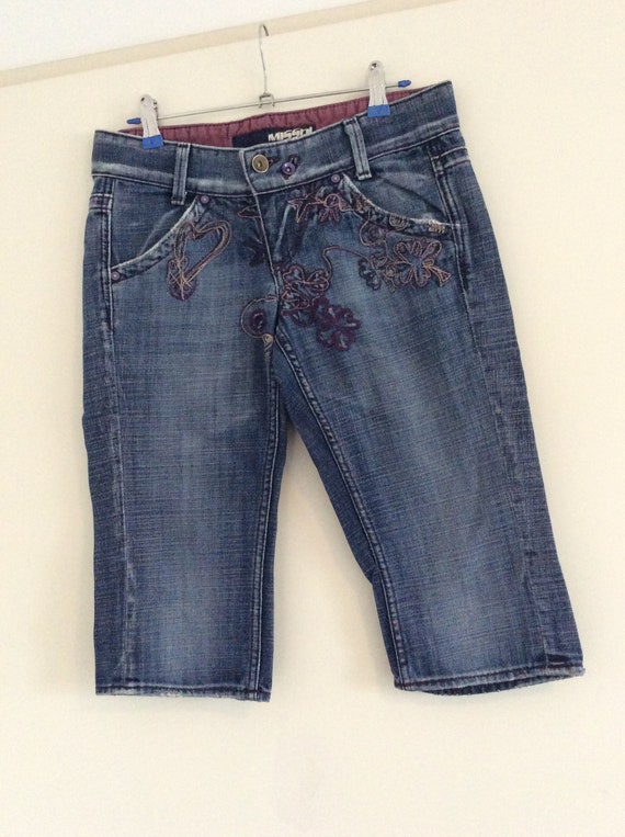 Miss Sixty Vintage '90s Capri Jeans Denim Pants - Etsy