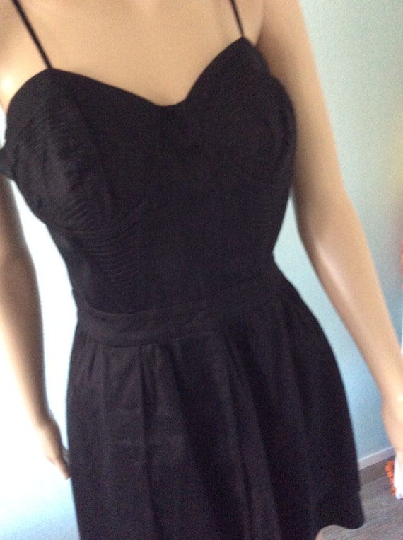 Vintage black corset dress Jean Paul Gaultier Sty… - image 1