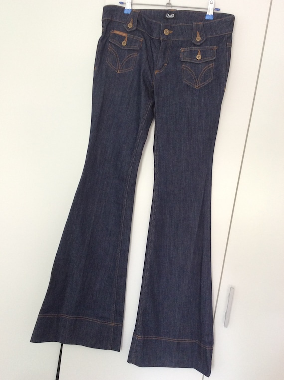 Dolce & Gabbana Flared Vintage Jeans - Etsy
