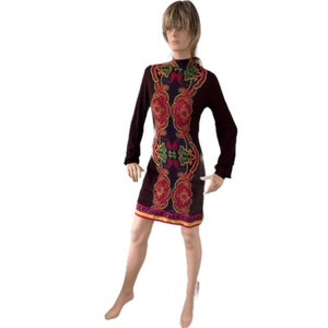 ROBERTO CAVALLI beautiful graphic print dress with very nice details Just Cavalli