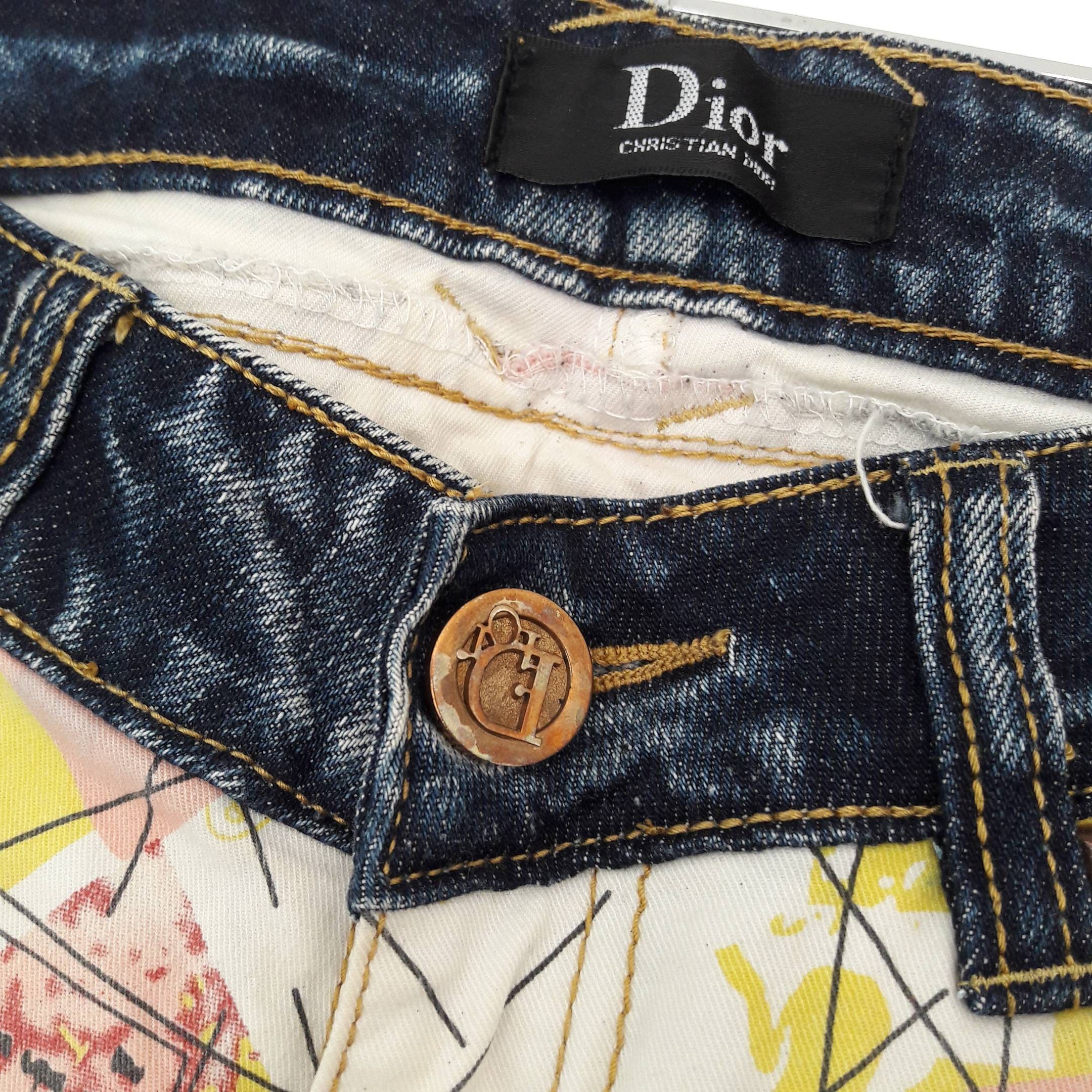 エレガント♡【Dior】ロゴ入り コットン フレアジーンズ DIOR | フレアジーンズ コットンデニム