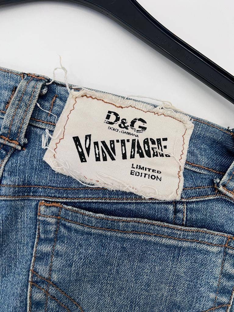 Dolce & Gabbana Vintage Limited Edition Embroidered Jeans