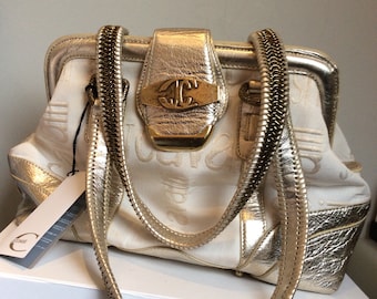 Roberto Cavalli Classy Vintage shoulderbag with amazing details