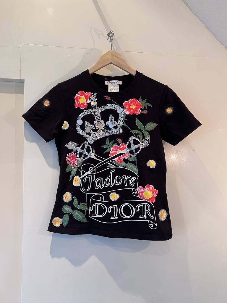 Dior X Sorayama Dinosaur Tshirt White  Deal Hub