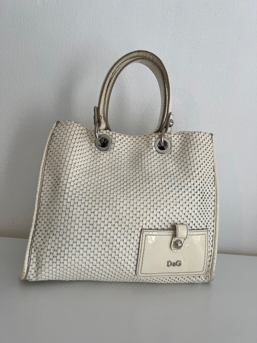 ハンドバッグ Dolce & Gabbana BB7782 B7321 80346 Handbags vintage my Dolce & Gabbana D Ring Saddle Brown Leather Shoulder Bag
