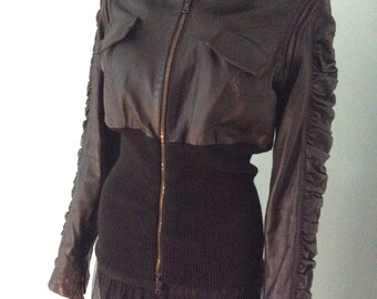 Dolce & Gabbana amazing leather vintage cool jacket
