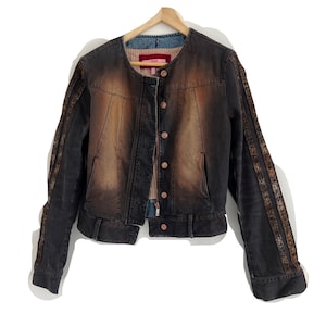 VOYAGE PASSION s90 Designerska marynarka Art Jeans Marynarka z niesamowitymi detalami