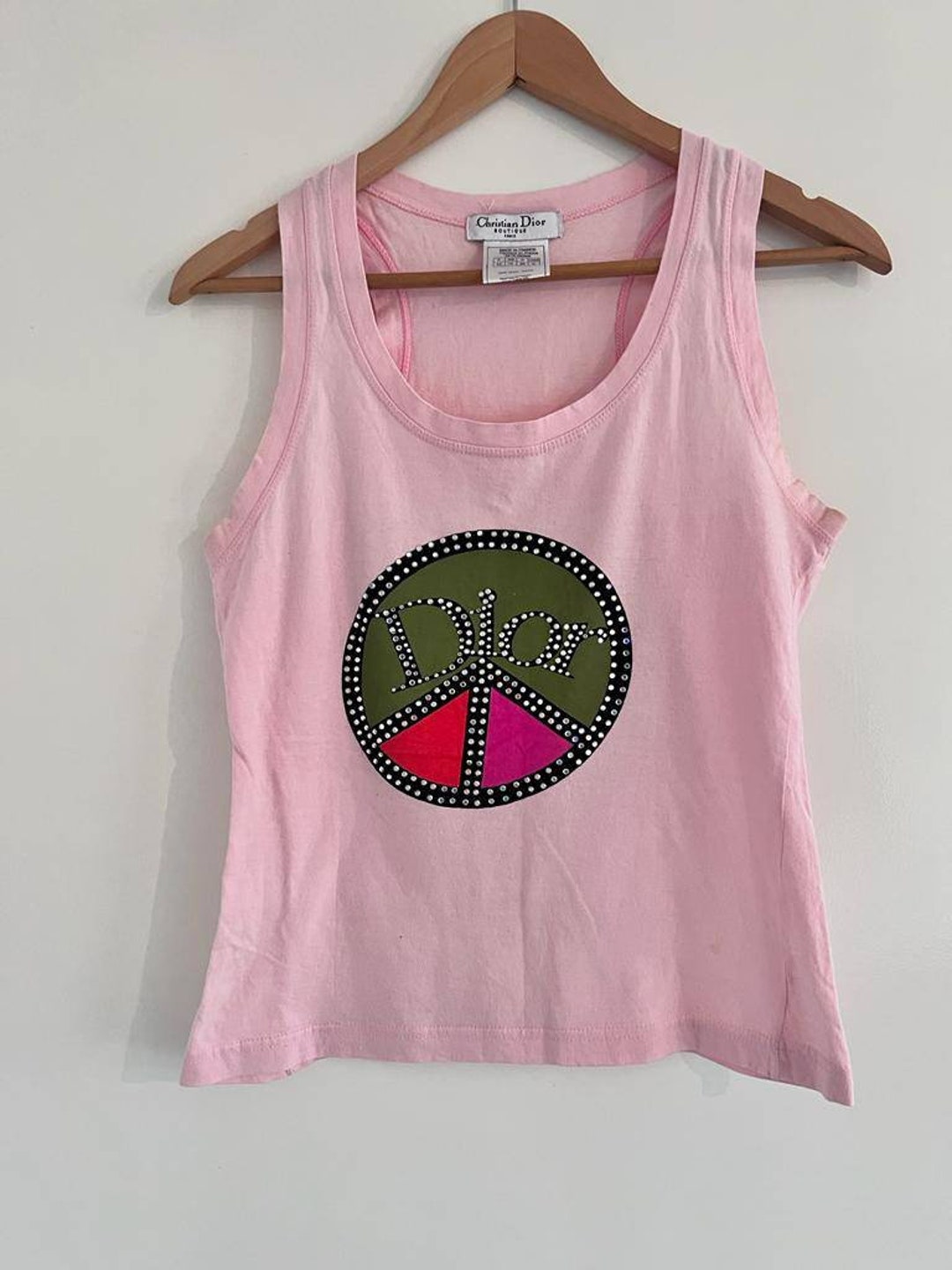 Christian Dior 2005 Peace Tank Top