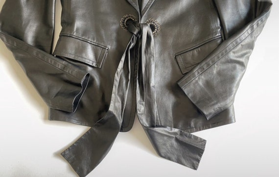 Yves Saint Laurent amazing Leather jacket Haute C… - image 6