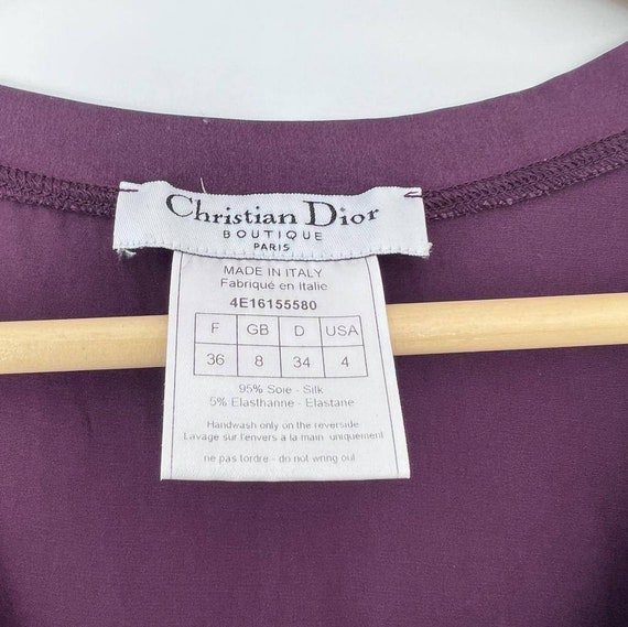 DIOR poison silk top Christian Dior collectable - image 8