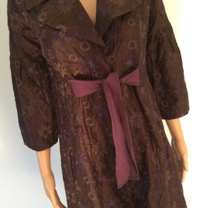 Intropia Silk embroidered coat