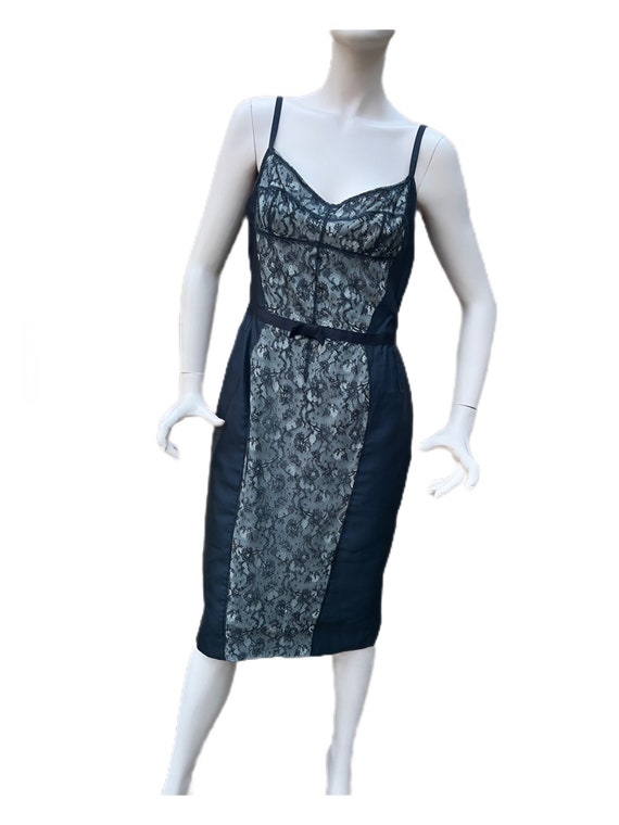 DOLCE & GABBANA sensual Calf-length dress with la… - image 2