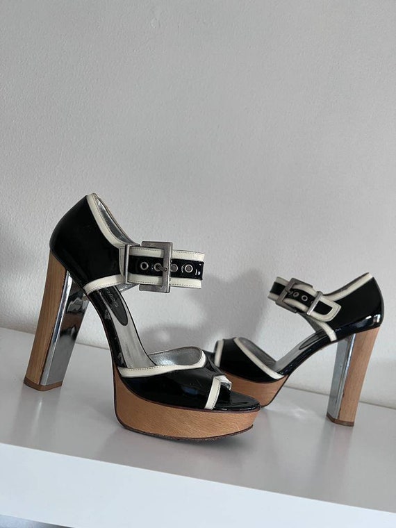 EL DANTES rare amazing extreme high heels platform sandal - Etsy België