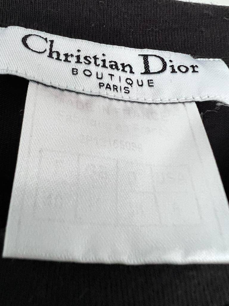 CHRISTIAN DIOR Hardcore Dior Vintage Graphic Long Sleeve T