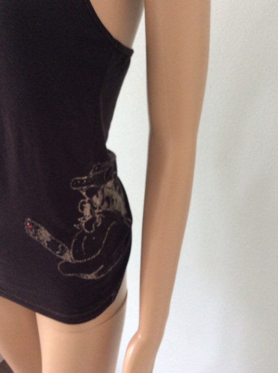 送料無料 ギフト Jean Paul Etsy - Y2K '00 Vintage Print With Top Tank Gaultier トップス