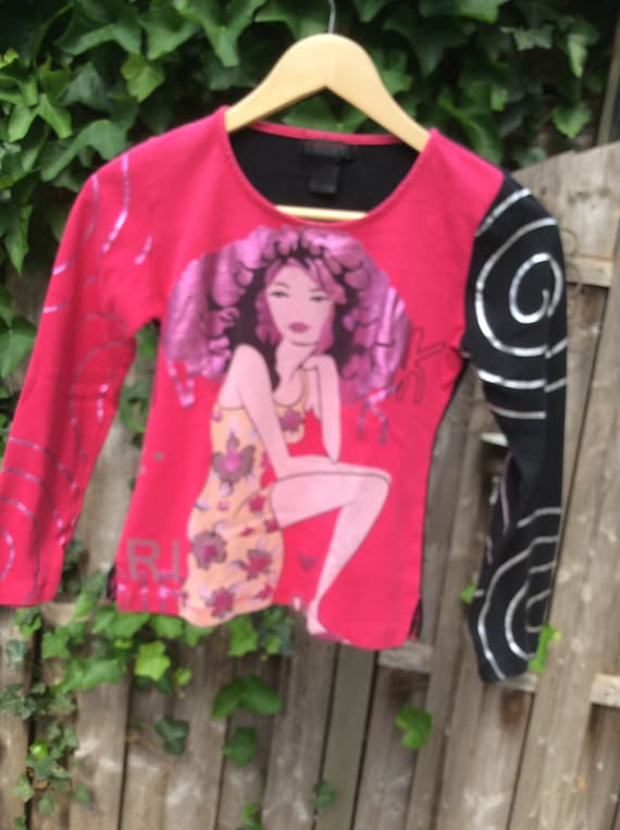 Camiseta de manga larga con estampado a todo color - Etsy