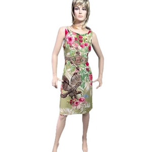 ROBERTO CAVALLI class ICONIC y2k Floral bohemian vintage midi dress