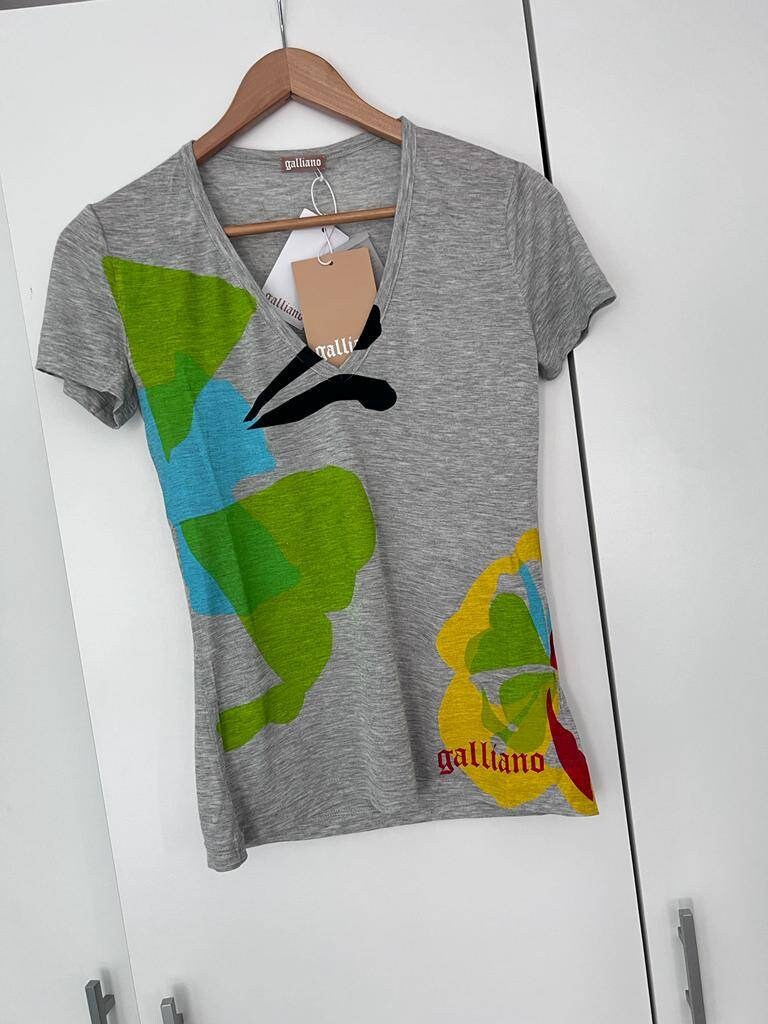 GALLIANO Graphic Art Designer T-shirt Authentic New With Tags - Etsy