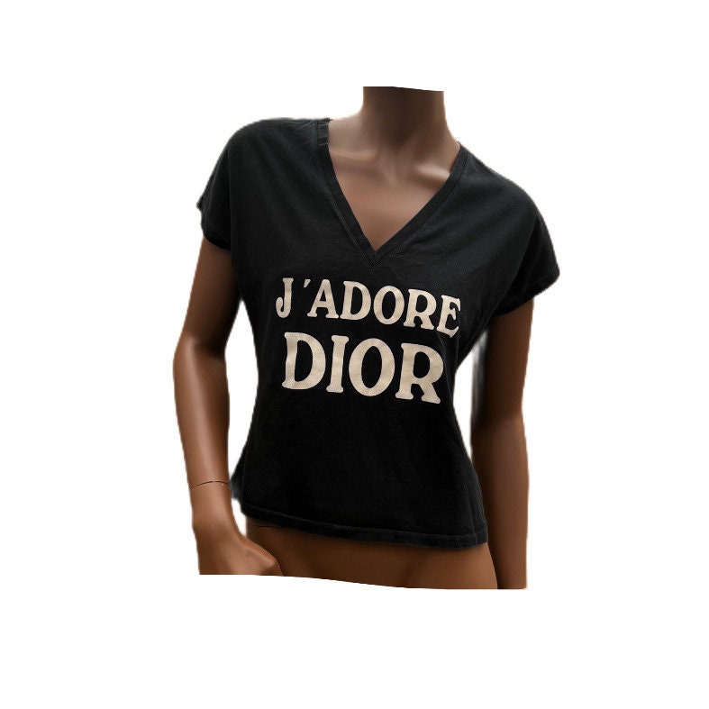 Christian DIOR J'adore Vintage T-shirt World Champion 1947 J Christian DIOR J'adore Vintage T-shirt World Champion 1947 J