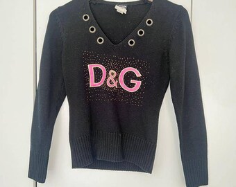 D&G - ビンテージ D&G ボーダー ニット ストライプ