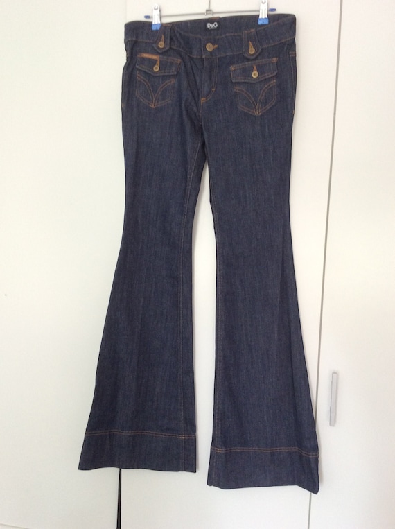 Dolce & Gabbana Flared Vintage Jeans - Etsy
