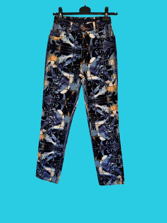 Amazing 90s Jean Paul Gaultier Graphic Pop Art Print Pants - Etsy