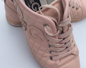 Dolce & Gabbana Roze sneakers van leder Vintage '00