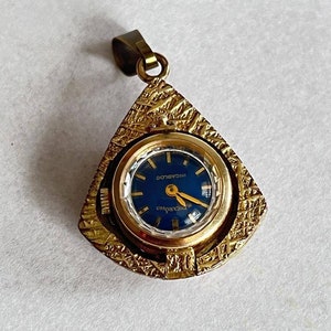 Very rare th Picard fils La Chaux De Fonds antique watch pendant with Cameo gold &#39;20