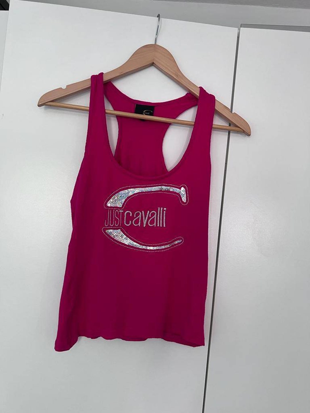 Roberto Cavalli Awesome Print Vintage Tank Top Just Cavalli