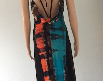 Save the Queen Vintage Summer Long Art Dress