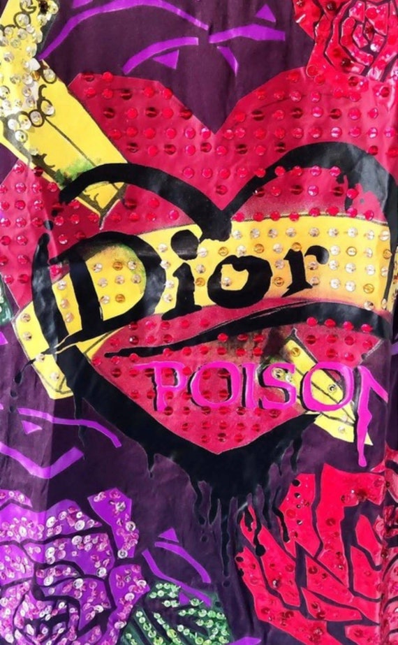 DIOR poison silk top Christian Dior collectable - image 2