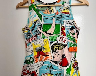 トップス DOLCE&GABBANA diabolik astorina comic Dolce & Gabbana T-Shirt Diabolik Comic Print Sz.46 S Men's