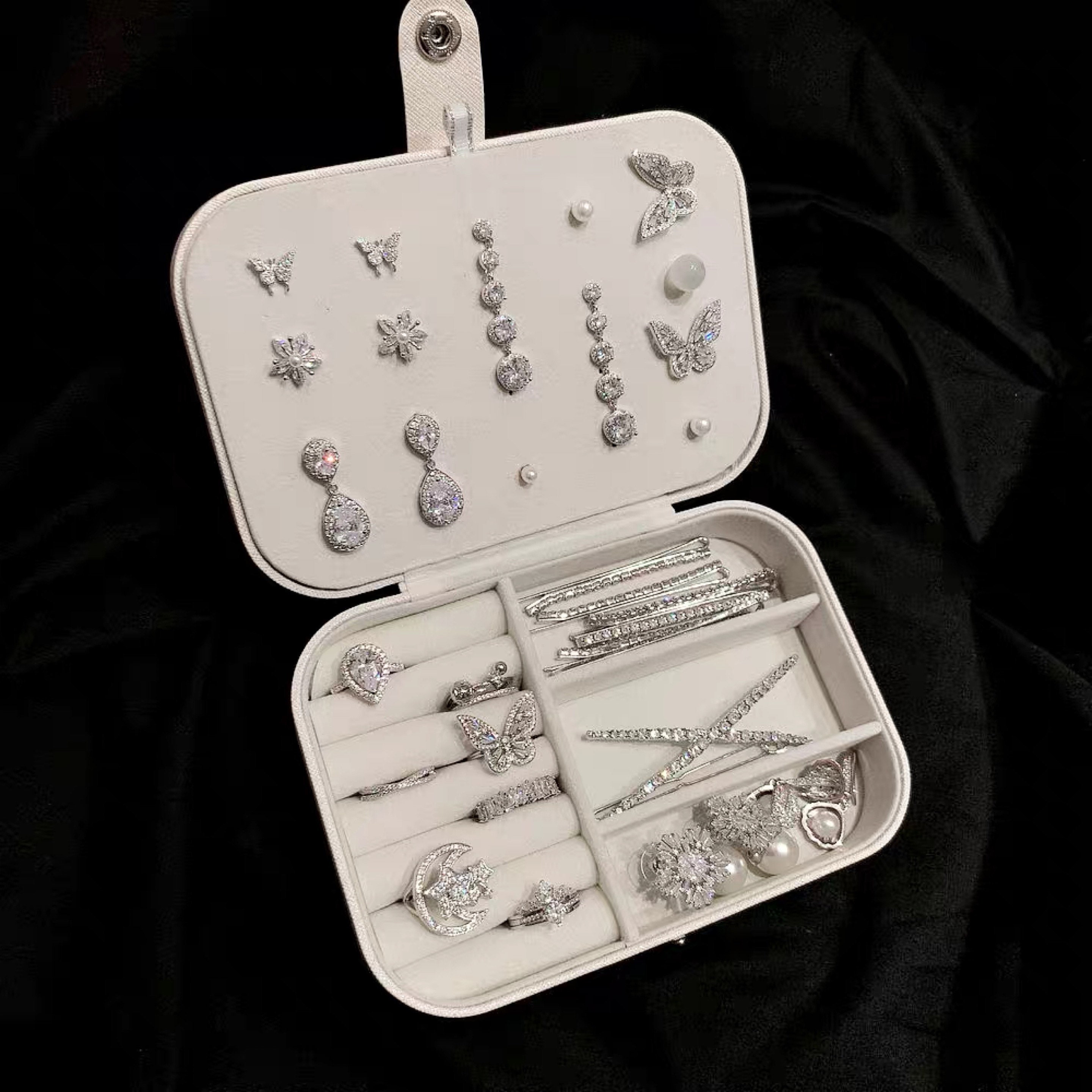 Jewelry Case Jewelry Box Travel Jewelry Box Portable - Etsy