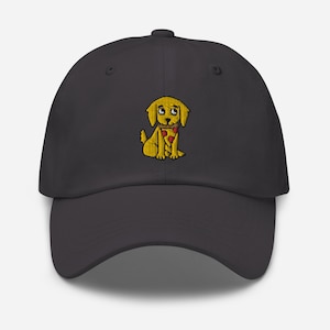 Golden Retrievers and Pizza Dad hat