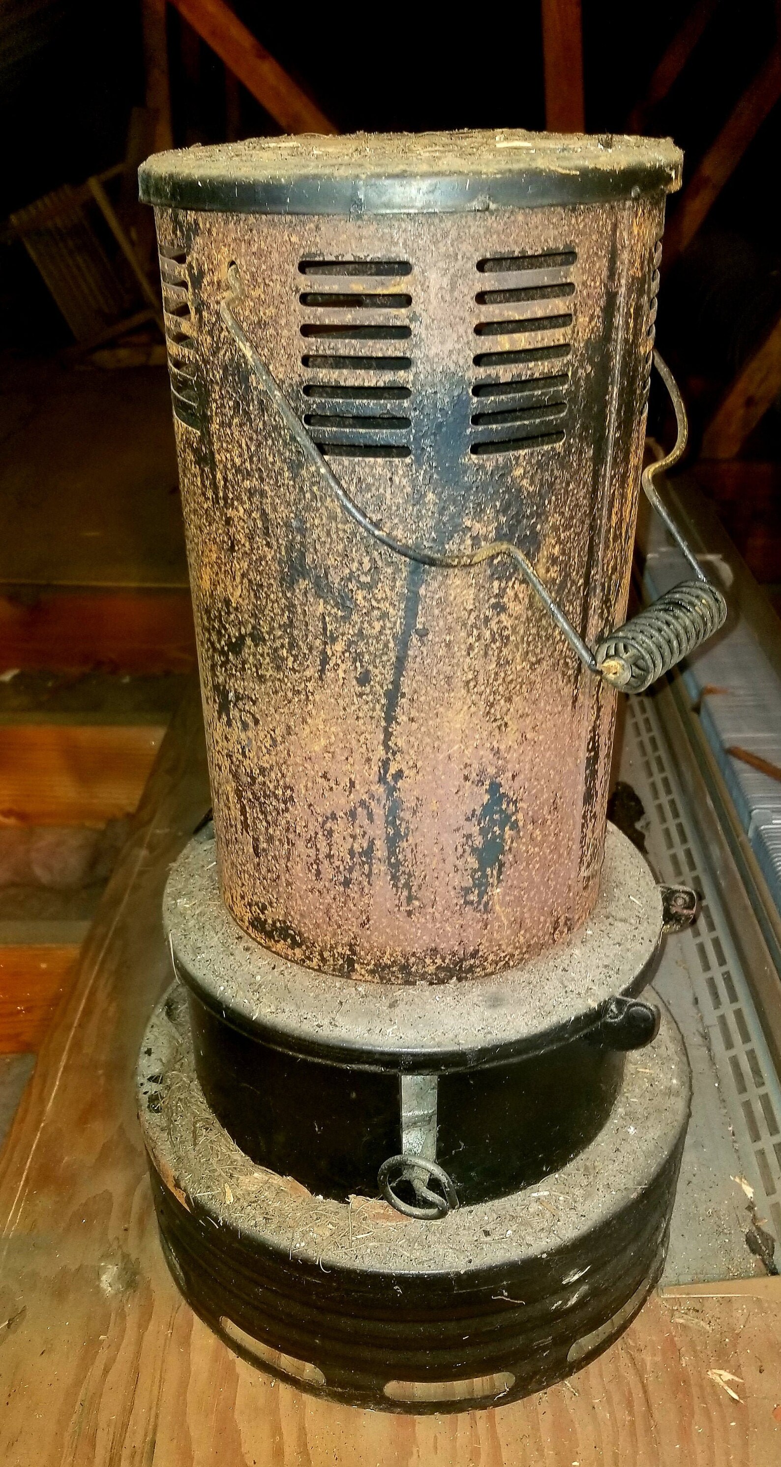 Antique Kerosene Heater Etsy