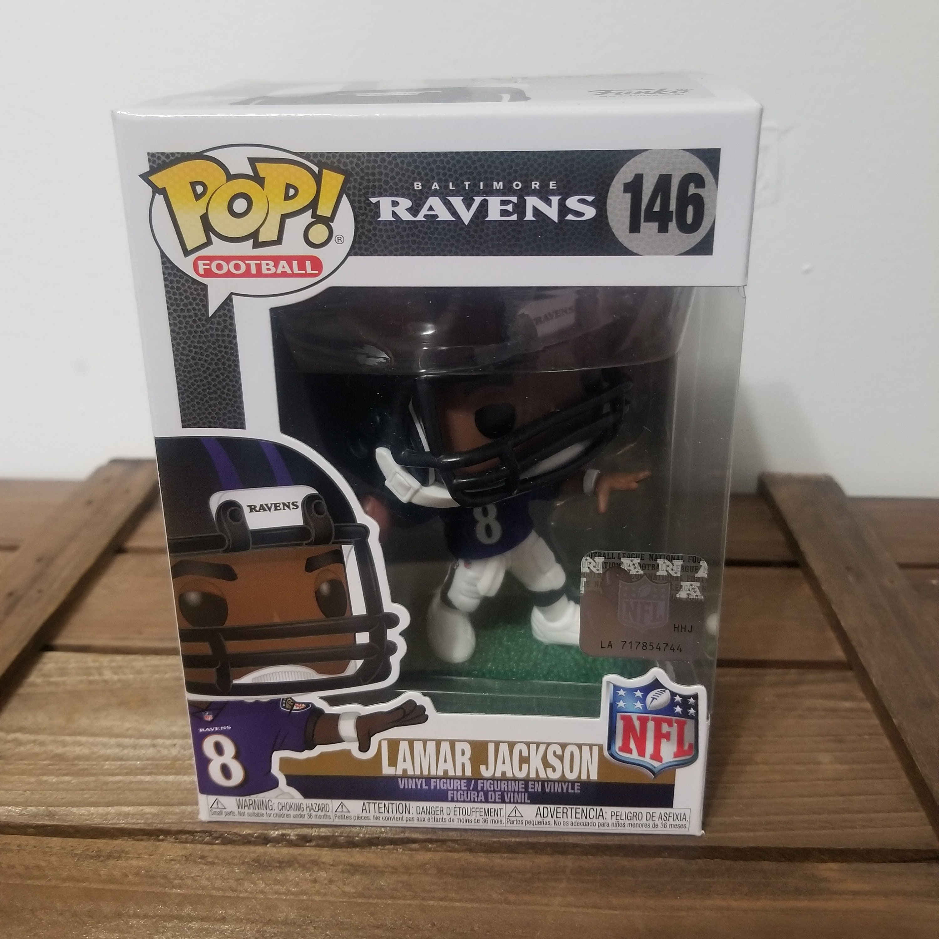 Baltimore Ravens Lamar Jackson Funko POP Figure | Etsy