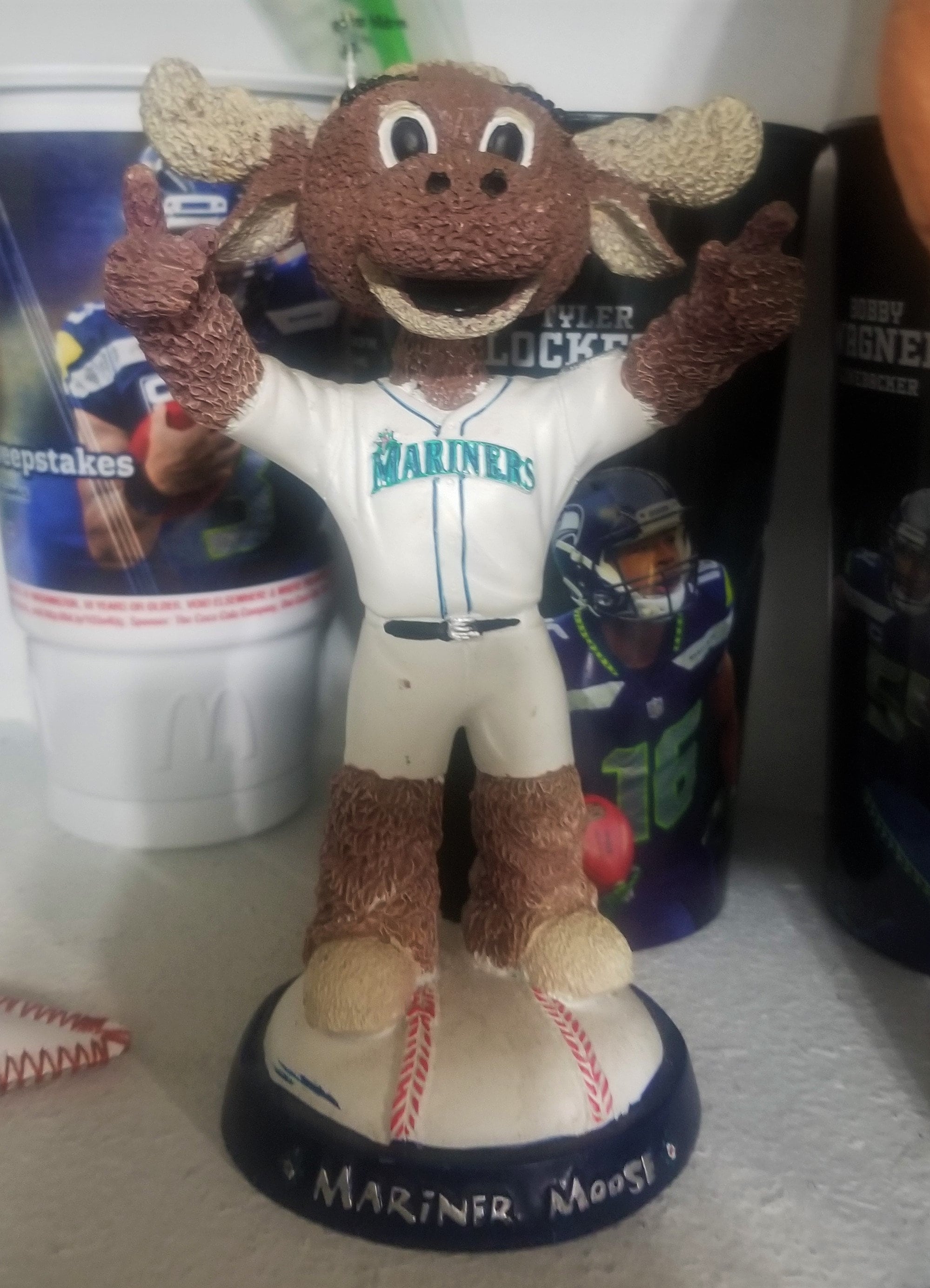 Seattle Mariners Moose Bobblehead Etsy
