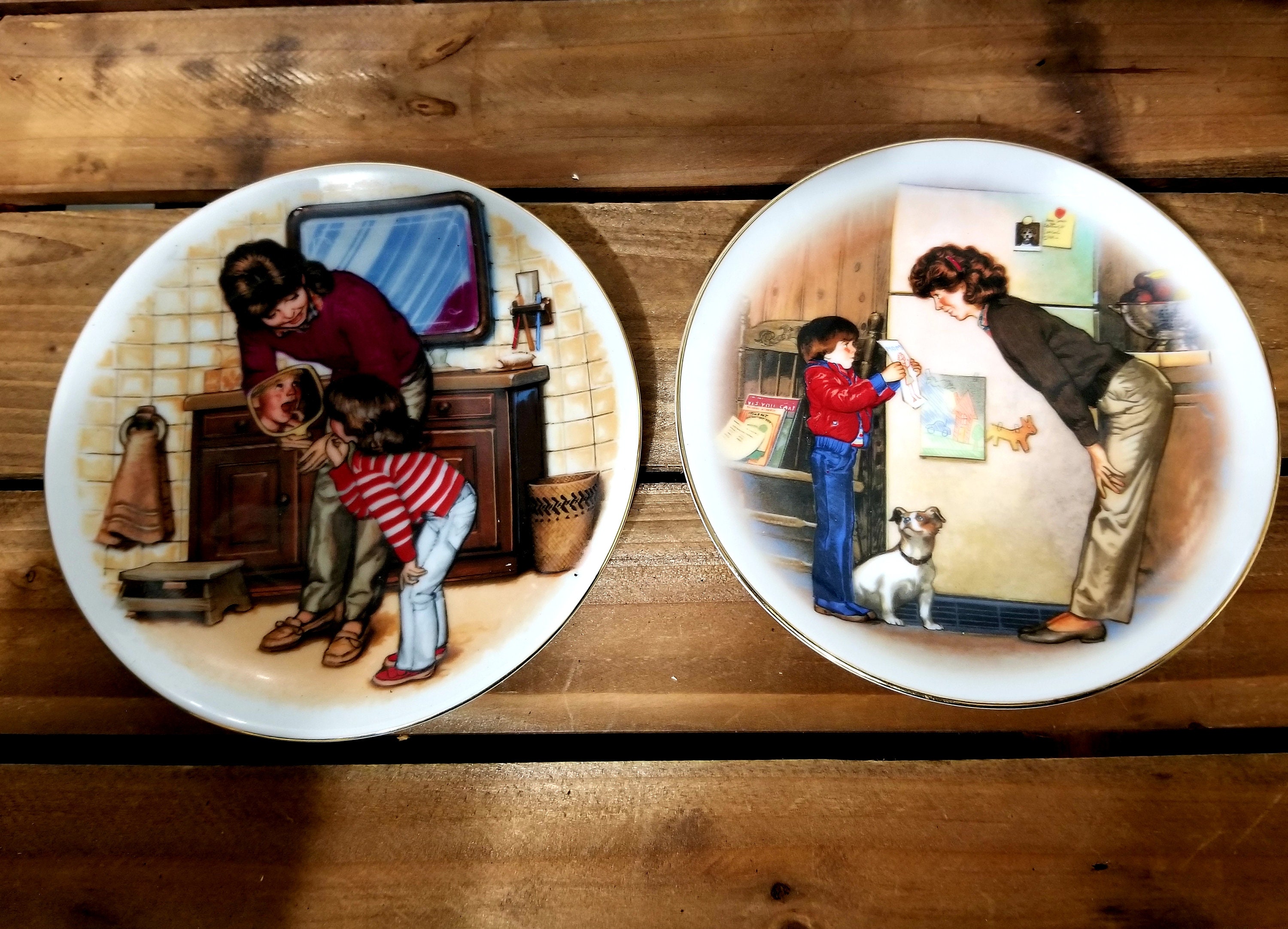 Norman Rockwell Collectible Plates Etsy