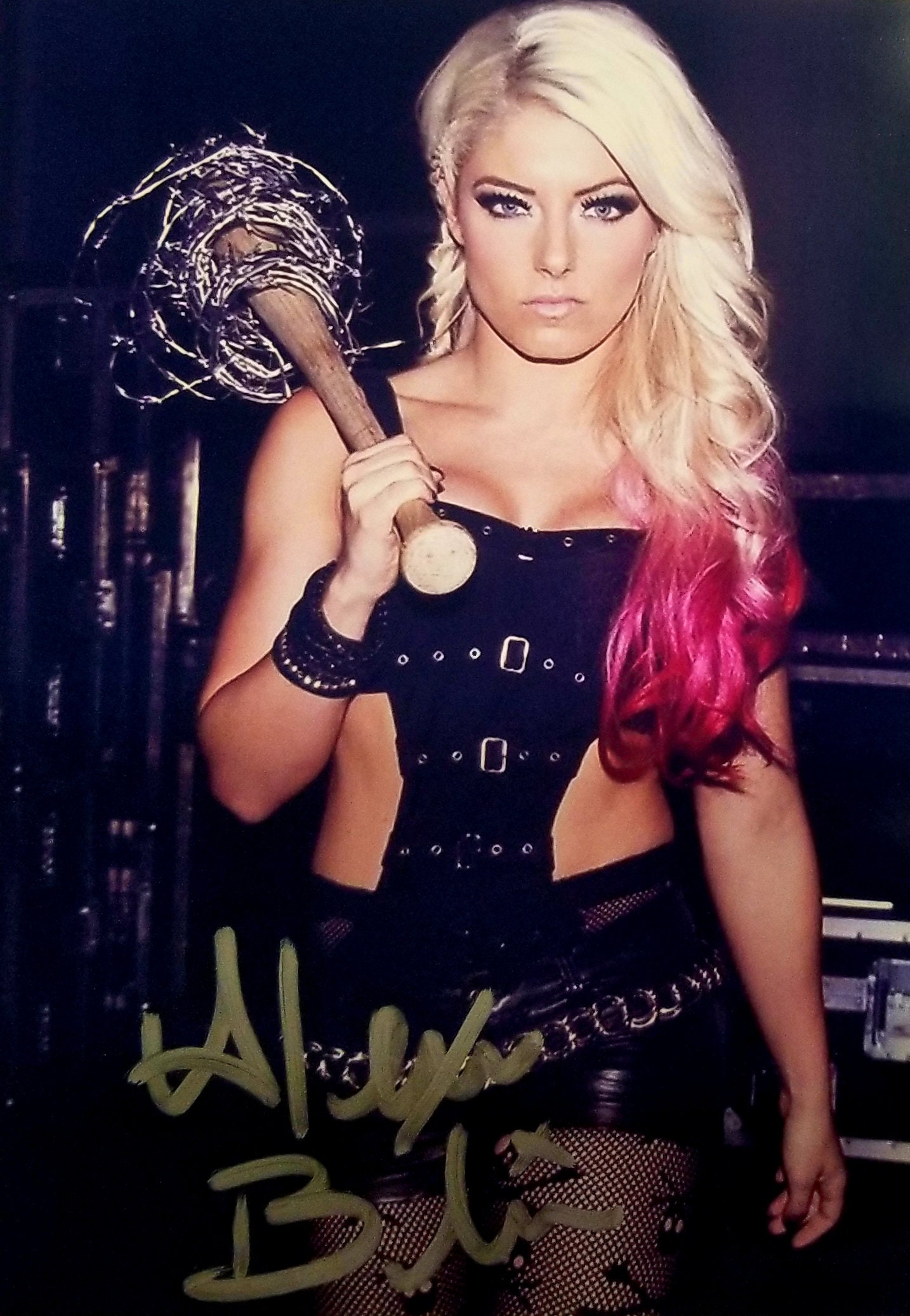Alexa Bliss WWE Autographed Photo Etsy