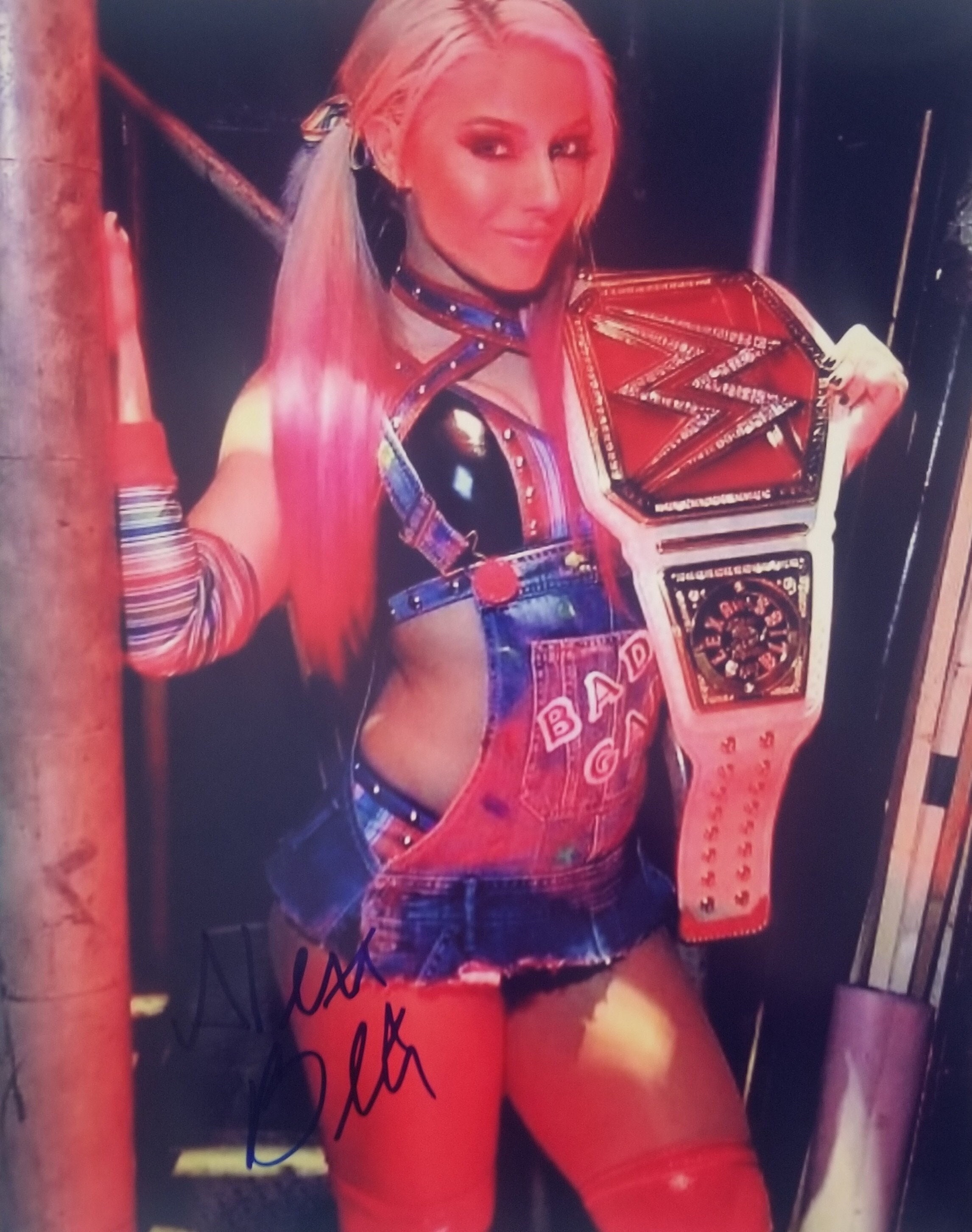Alexa Bliss Autograph Photo Etsy