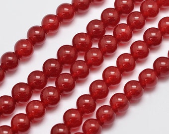 Natural Malaysian jade beads, 4mm, 6mm, 8mm, 10mm.