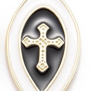 Pendants, charms, Ichthys, Ichthus in 18k gold plated with enamel. Choice of colors. Sold individually. image 4
