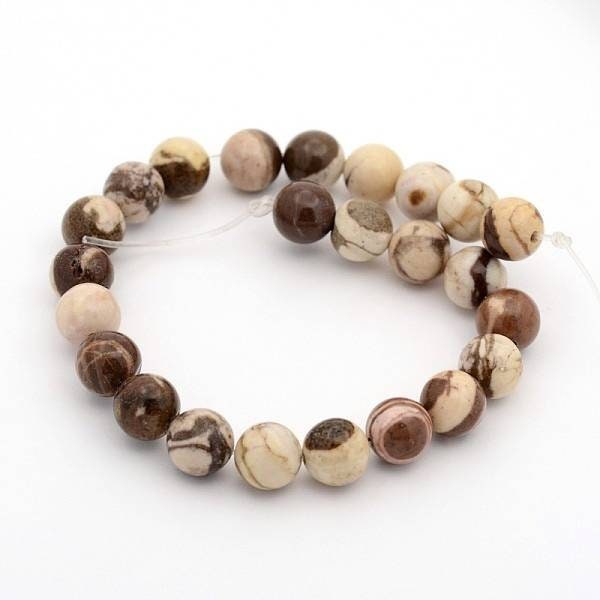 Australian Natural Agate Beads. 12mm, 10mm, 8mm, 6mm.