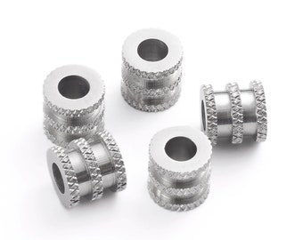 304 stainless steel beads 8x8 columns. Pack of 2