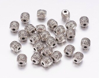 Sterling Silver Round Spacer Beads, 925 Silver Round Spacer Beads, Bracelet  Spacer Beads, Tire Spacer Beads 5mm 7mm 9mm 11mm 