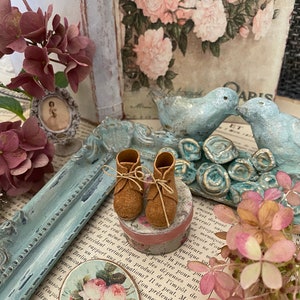 Leather boots for Blythe. Shoes for collection dolls