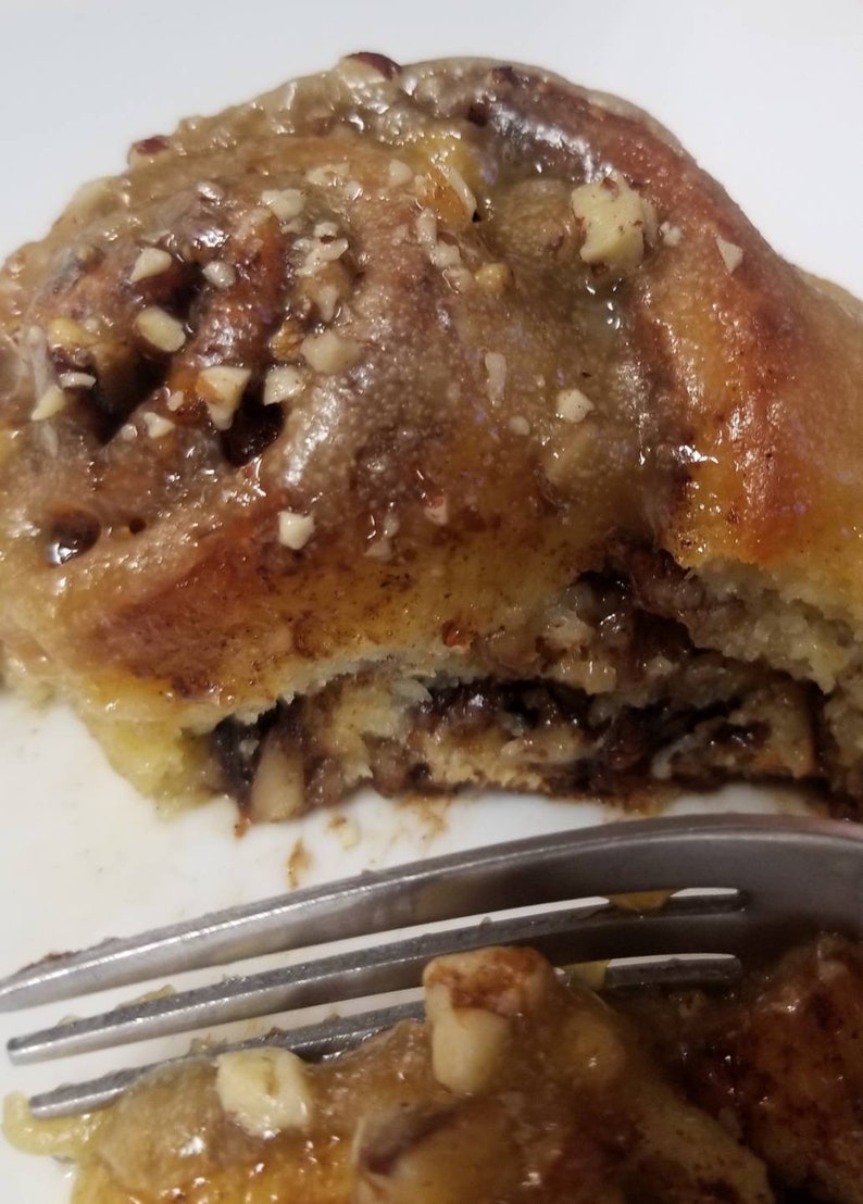 Keto Caramel Pecan Sticky Buns Low Carb Sugar Free Gluten Etsy