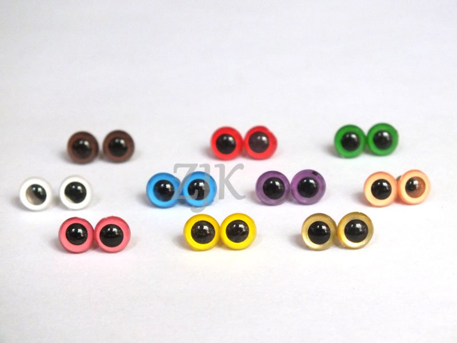 100PCS 5mm 6mm Mix Color Plastic Animal Safety Eyes For Toys Etsy